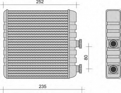 MAGNETI MARELLI 350218270000 -  Теплообменник, отопление салона